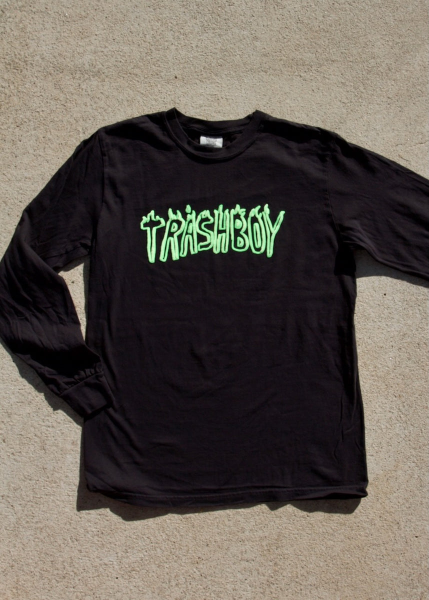 NEW PUFF GREEN FLUORO LONGSLEEVE – TRASHBOY
