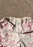 TEA TOWEL PLAYSHORTS, SIZE 3-4 KIDS