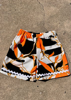 HAWAIIAN LINEN PLAYSHORTS, SIZE 5-7 YEARS