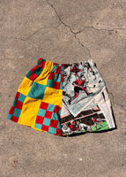 SPORTS N QUILTS PLAYSHORTS, SIZE 5-7 YEARS