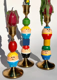CITY FOLK CANDLESTICK SET #2