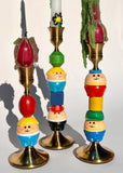 CITY FOLK CANDLESTICK SET #2