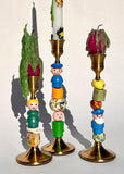 CITY FOLK CANDLESTICK SET #4