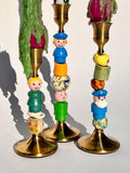 CITY FOLK CANDLESTICK SET #4