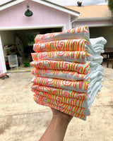 TRASHBOY/TRASHGIRL TEE ORANGE AND YELLOW FLUORO