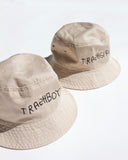 EMBROIDERED IVORY BUCKET HAT