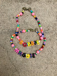 Bubble Bead Custom Name Necklace