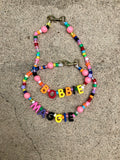 Bubble Bead Custom Name Necklace