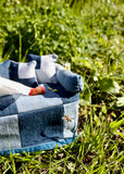 DENIM PATCH, TISSUE BOX COUCH COVER
